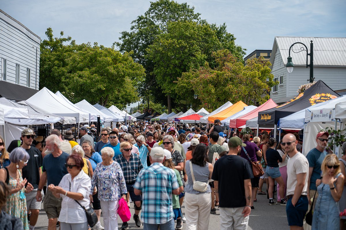 CityofDeltaBC's tweet photo. On Sunday, August 23, the Ladner Village Market celebrates an incredible 30 years with a special block party from 10 am through 4 pm. 

Thank you to the operators, volunteers, vendors, staff, and visitors who have helped make the market an ongoing success! https://t.co/TT3jd62eC0
