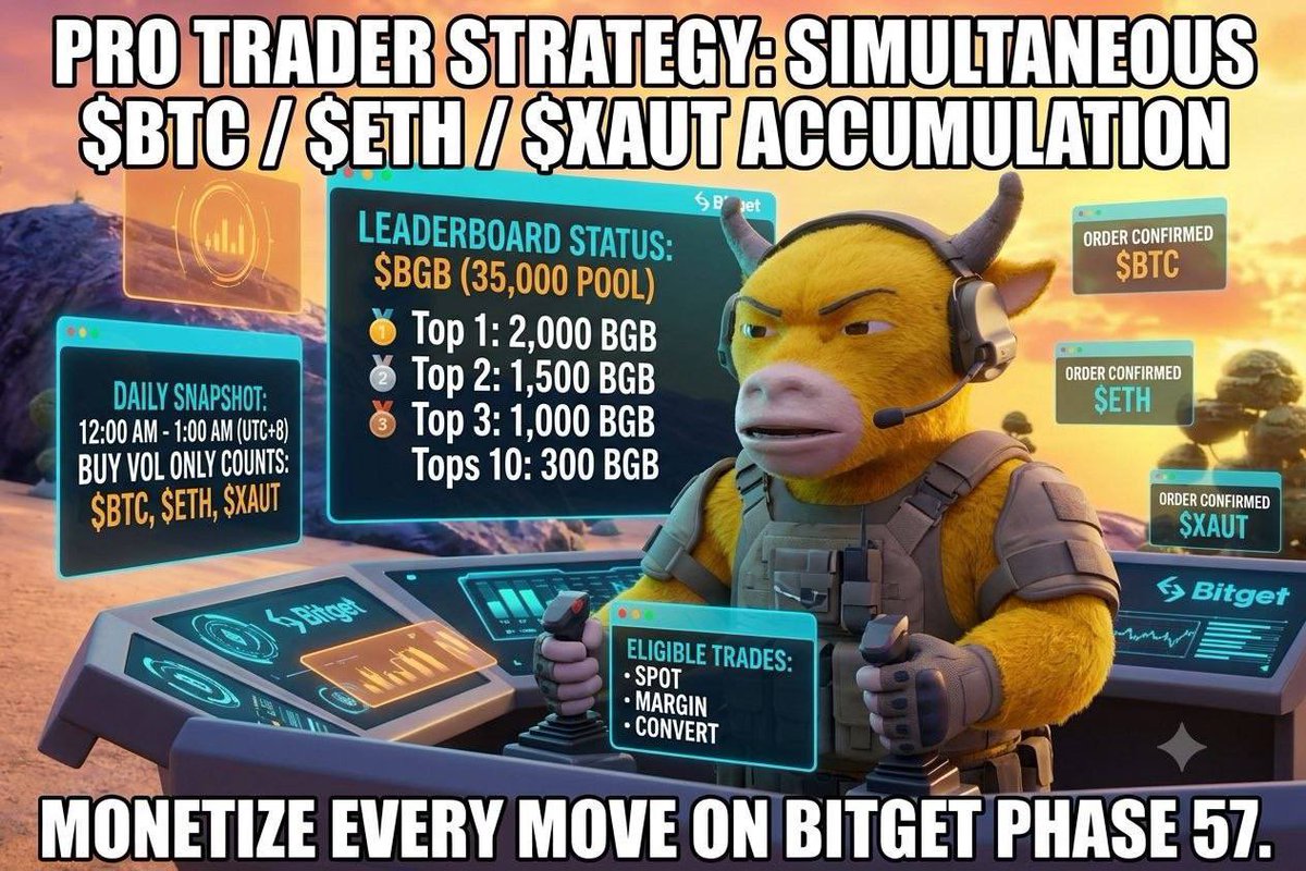 cyhnft's tweet photo. Nature is healing when your buy orders fill and you climb the leaderboard! 🌿
Join #bitget Trading Club Championship Phase 57 and let your daily volume work for you. 

Buy $BTC,$ETH, or $XAUT
💰 Top 3 traders walk away with 2000, 1500, and 1000 BGB.
Start accumulating here:
https://t.co/y47aHK30LP