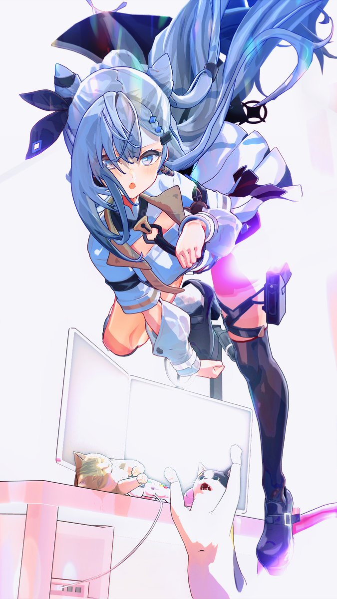 scarialet's tweet photo. 「This is a cat.」
#MMD #Zetacrylic https://t.co/OpxLZ3g2uY