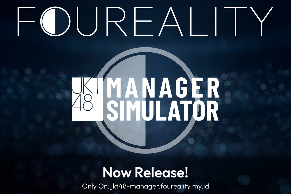 FouReality_'s tweet photo. [UPDATE] FouReality JKT48 Manager Simulator 

Are you ready for the kick-off? build your own team, prove your managerial skills for the best stage of your idols!🎤

FouReality JKT48 Manager Simulator is available to play!

🔗: https://t.co/NwBuVao4OD

#FouRealityNow #FouRealiSim https://t.co/bqcjGjiHAl
