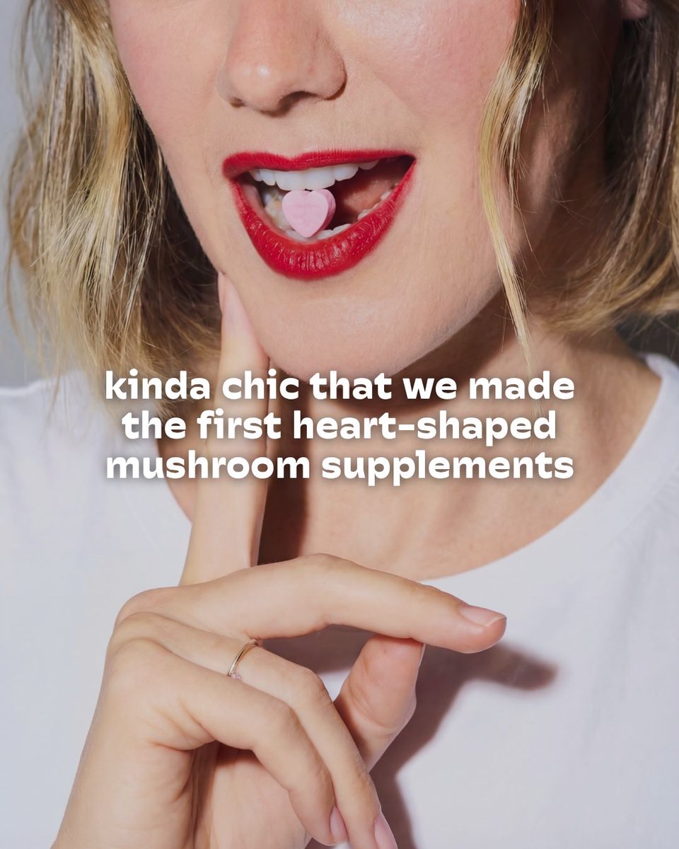 TryBesties_'s tweet photo. heart-shaped mushroom supplements made for sharing with your bestie. 💖

your self-care routine just got a plus one.

kinda chic, if you ask us. 💋
https://t.co/aksBo5BEsz 

#trybesties #mushroomsupplements #selfcareroutine #wellnessroutine https://t.co/bSW0q5JtOH