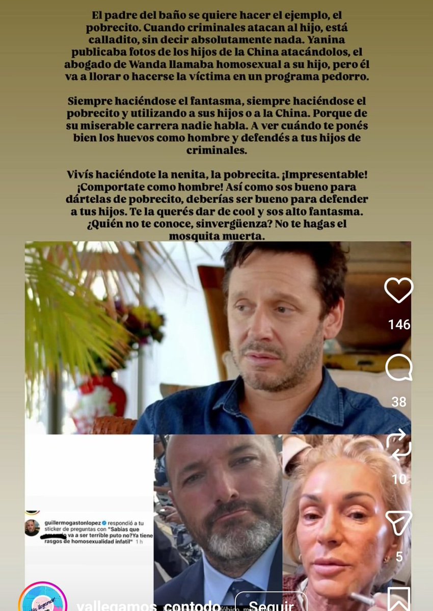 delicia9b's tweet photo. @primiciasyacom Cuando insultaron a su hijos no lo vi hartado!!!! https://t.co/skPMuArLUA