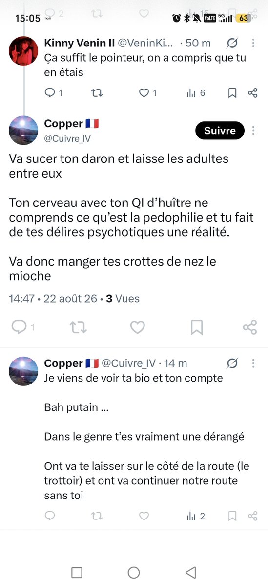 VeninKinnyII's tweet photo. Oh no il m'a bloquée, je peux pas lui répondre que mon daron est mort (ils se sentent toujours comme une merde après cette info et ça me fait jubiler) https://t.co/kctWrbVY5Y