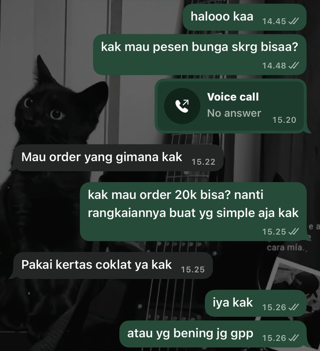yourcinnam0n's tweet photo. memercayakan 20 ribu di florist langganankuu😘🫰🏻

WOI TP KO BISA FLORIST LANGGANANKU NGASI HARGA BUNGA SECANTIK INI CUMA 20K ?!?!?? ngga rugi tah mba mbanya inii😭😭 https://t.co/IQXbRz2KAO
