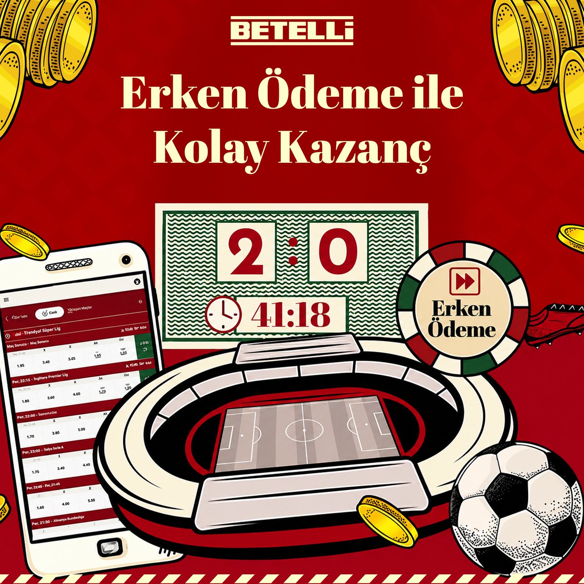 Betelli_com_'s tweet photo. ⚽ Erken ödemeyle maç bitmeden kazan! Basketbol ve futbolda limitsiz fırsatlar, yüksek oranlar seni bekliyor. Avantajları yakala, heyecana katıl, kasanı katla. Betelli Giriş: https://t.co/peNO0JOMNz https://t.co/ASV5ShdCyI