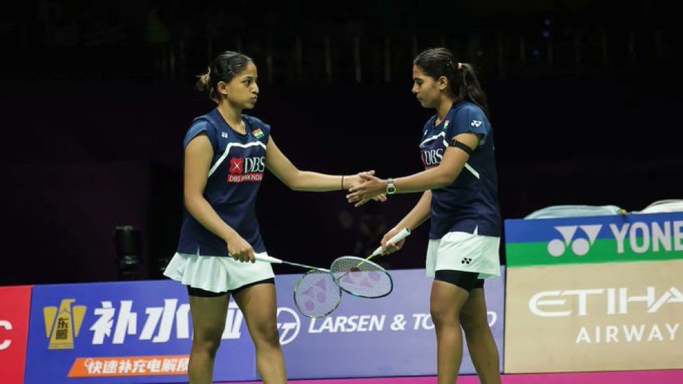 TheKhelIndia's tweet photo. India’s Campaign ends at BWF World C’ship!

- Tressa &amp; Gayatri won the Women’s Doubles Bronze Medal for India 🇮🇳🥉 https://t.co/pIk4jmc0zM