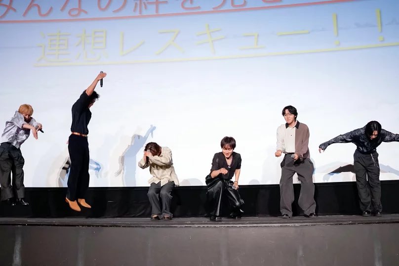 imp_ms_thanks's tweet photo. お題は「イルカ」。6人はイルカの泳ぐ姿のほか、椿が飼育員の動きをし、小泉は調教師としてイルカショーを開催し始めます。すると他のイルカたちは餌をもらったり、ショーをして見せたりと6人の中での絆は生まれたものの、田辺＆瀧川監督の回答は
#IMP. #椿泰我 #ばっきー #ウォーターガーディアンズ https://t.co/qtpiYEC5GS