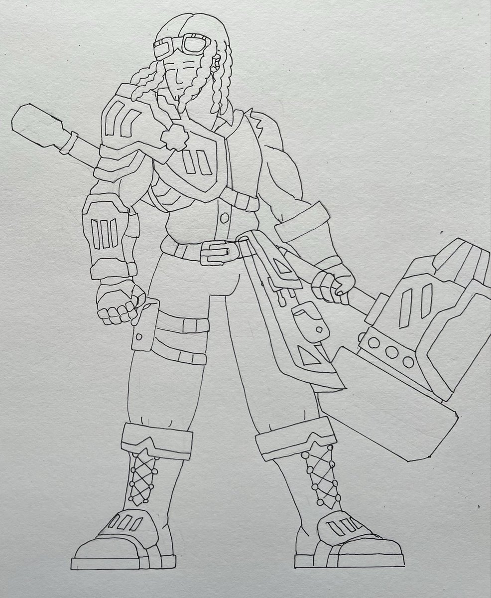 ComicJaguar's tweet photo. Fourth of the Vtubers D&D is Nostro as the Artificer. #NostroART https://t.co/ODEMcHxPCY