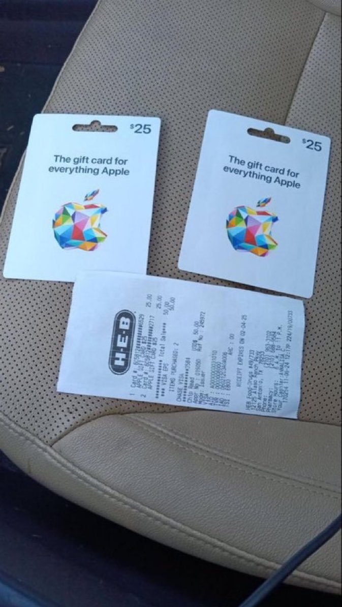 Williams2w6x's tweet photo. @Dwaynedtxf I got the $25 Apple Card
What can I get? https://t.co/971XZcmt4I