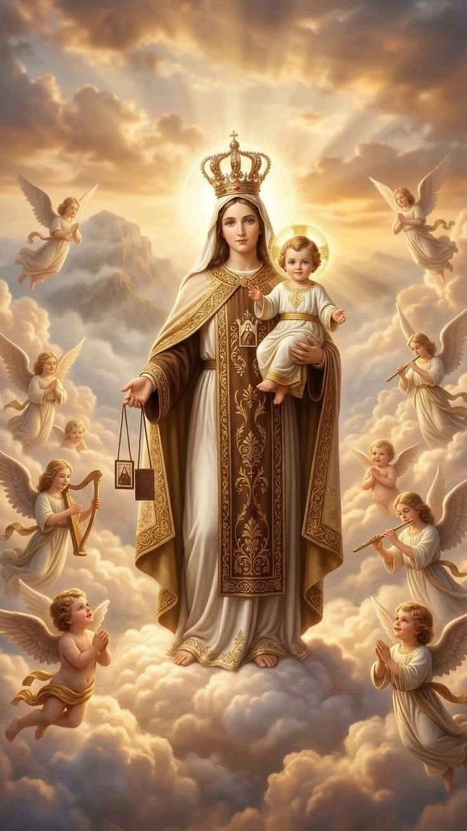 Mothermary0012's tweet photo. Nossa Senhora do Carmo... https://t.co/vmSRNphMHx