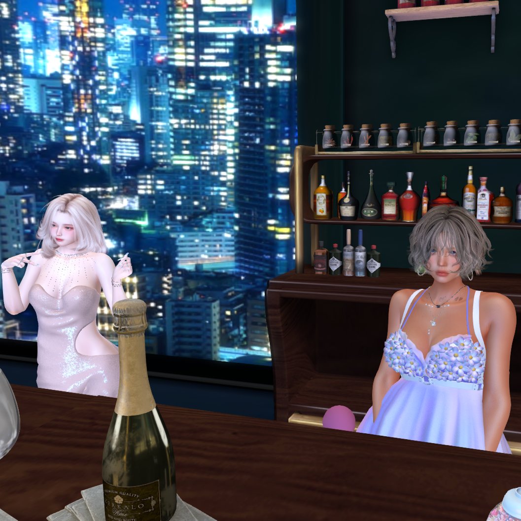 ziggzagghana's tweet photo. ただいまオープン中でございます♪ 
0時までです 
どうぞお立ち寄りくださいませ 🥂
SLナビ：https://t.co/U92I1mbpwT
LM:https://t.co/DunHfJNhi4
 #BARCelestial #CafeCinderellaTales #SLJP #SecondLife https://t.co/Fyib1Lmnt2