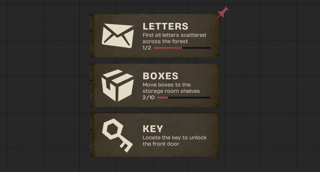 jop_dev's tweet photo. Made these clean horror quest trackers as UMG practice #UEFN https://t.co/UTFagoHf88
