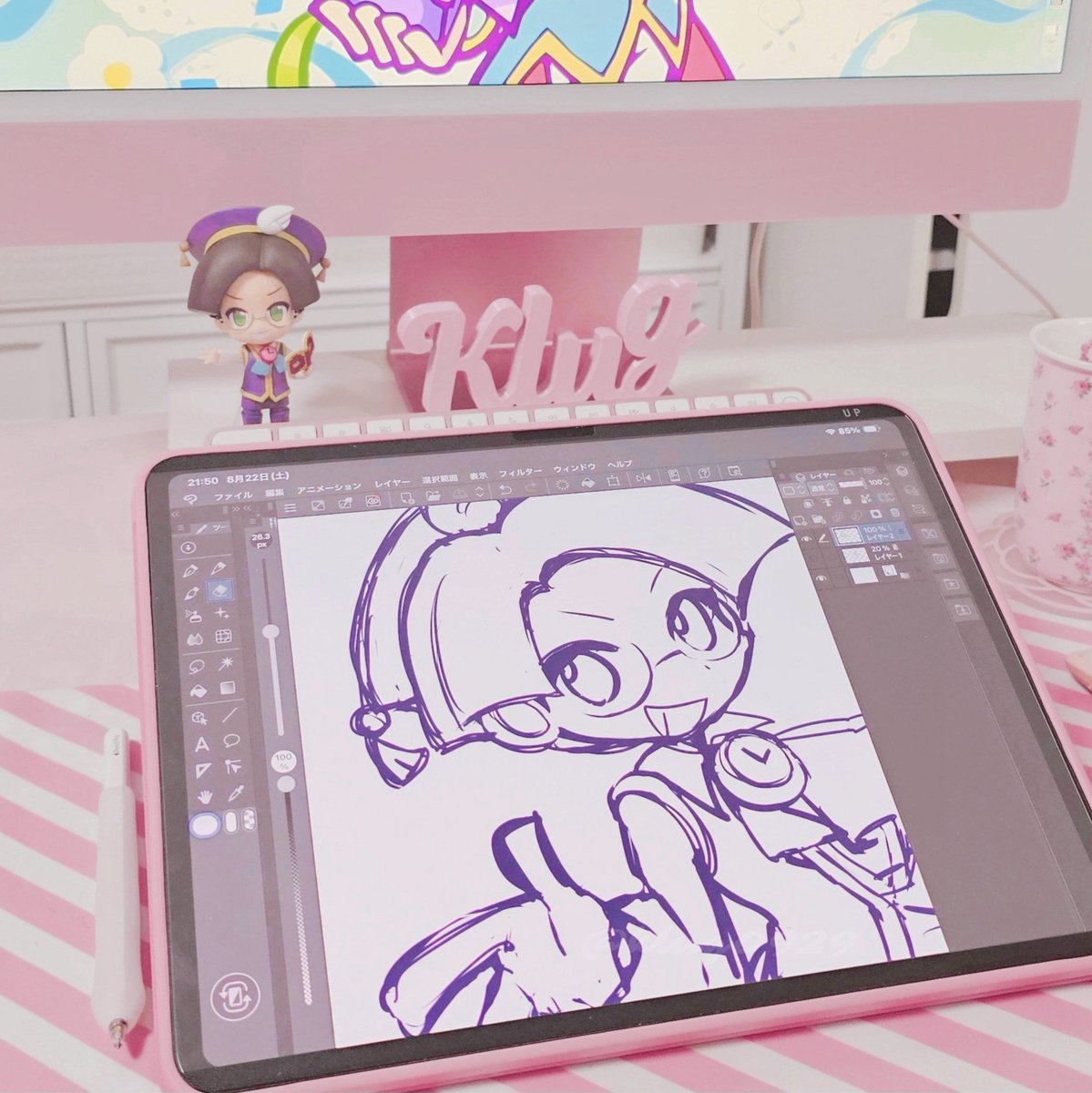 klug0929's tweet photo. 誕生日絵描くか悩みながら一応ラフかきかき...✍🏻
もうこうなったら描いちゃうか...！ https://t.co/c8T4RpvxeF