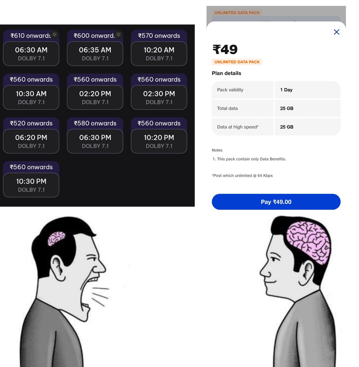 Poor_naaahhhhhh's tweet photo. #Toxic ticket prices 🙏
So, Noob's choice vs Pro's choice https://t.co/G3Uc0UUrZm