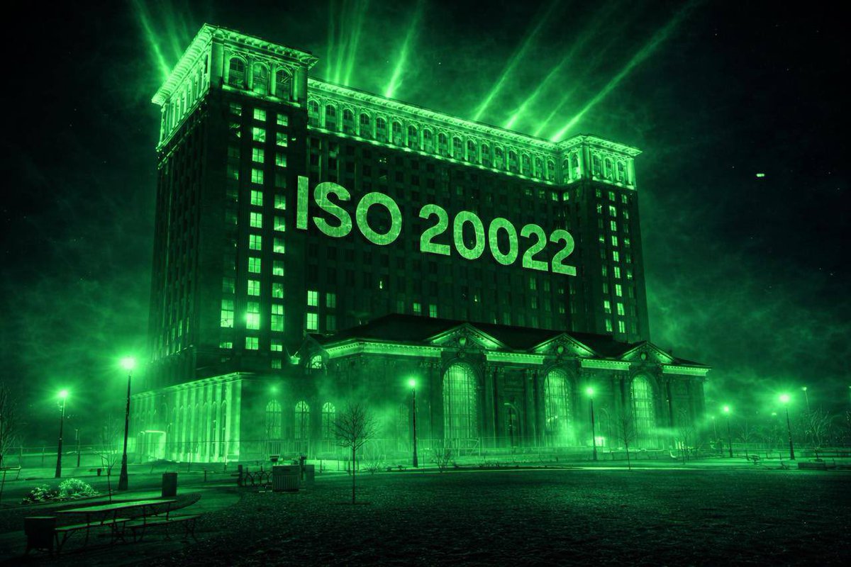 WOLVERINEey's tweet photo. ⚠️ THE GLOBAL TRANSITION HAS BEGUN.

🟩 ISO 20022 IS HERE.
OLD RAILS ➝ NEW ARCHITECTURE.
CHAOS ➝ STRUCTURE.
LEGACY ➝ NEXT-GEN.

🌉 NO TURNING BACK.

THIS IS THE BREAKPOINT.
WELCOME TO THE NEW AGE. ⚡ https://t.co/dMCYPADE0s