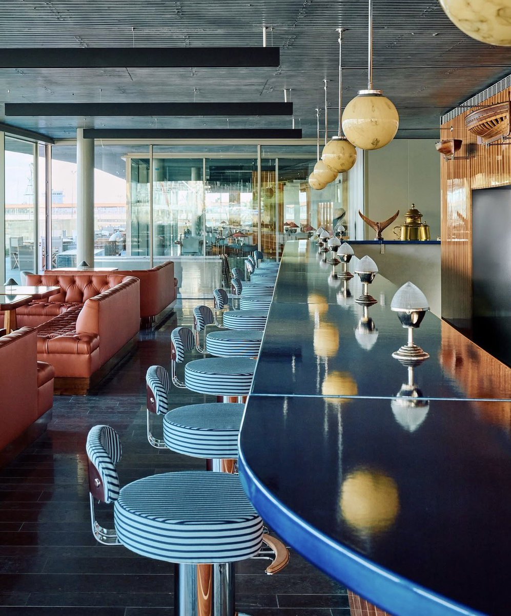 luusssso's tweet photo. Going to be thinking about the interior of this yacht club in Mallorca for the foreseeable future https://t.co/syMYvrPvcP