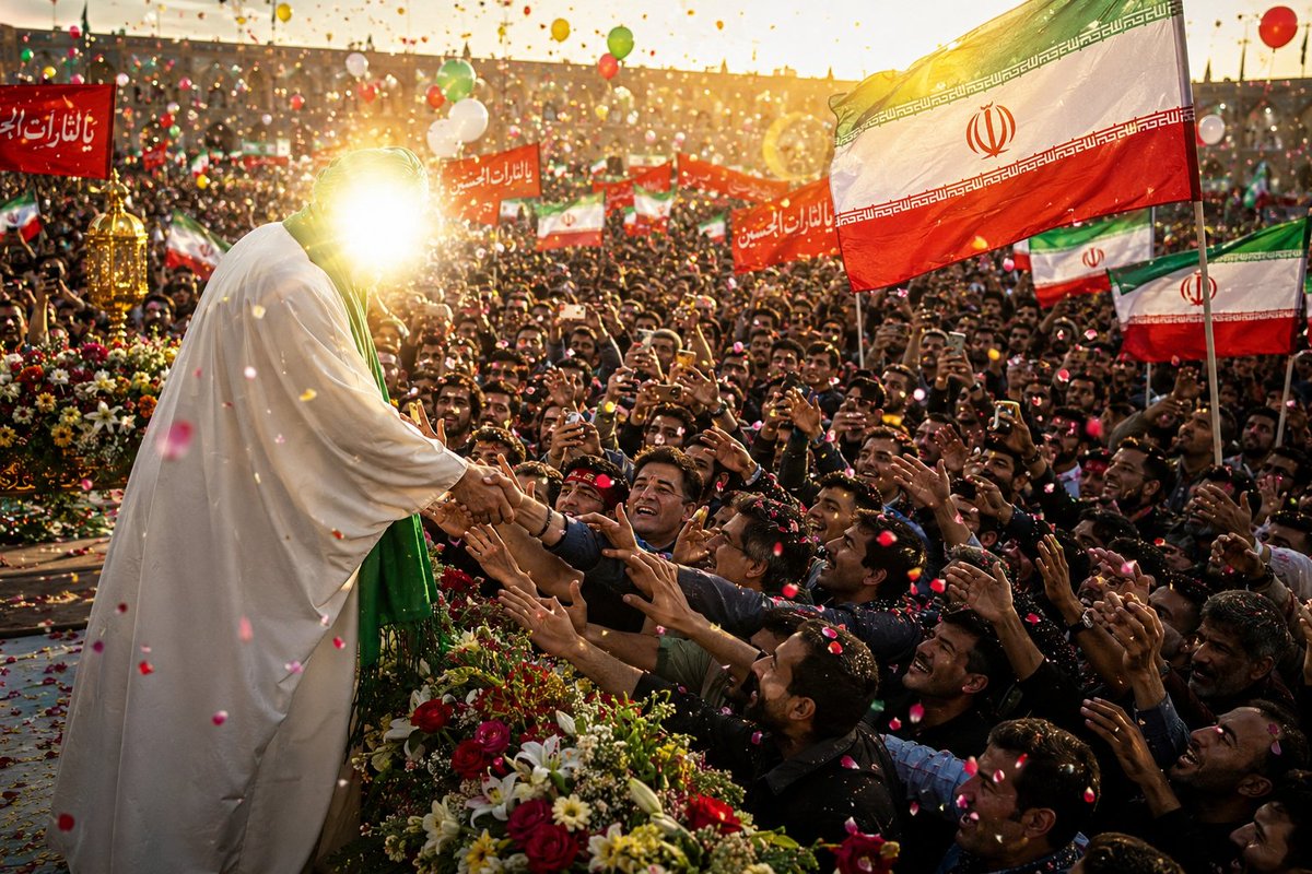 aytakin20kh's tweet photo. @citius_fortius1 Politicians empty promises turned Earth into ruins. Now is the time to pledge allegiance to someone who takes action. Humanity is fully ready to support Imam Mahdi for global peace.
#عید_بیعت
#انا_علی_العهدی_لبیک_یا_مهدی https://t.co/oo1oG5Oarw