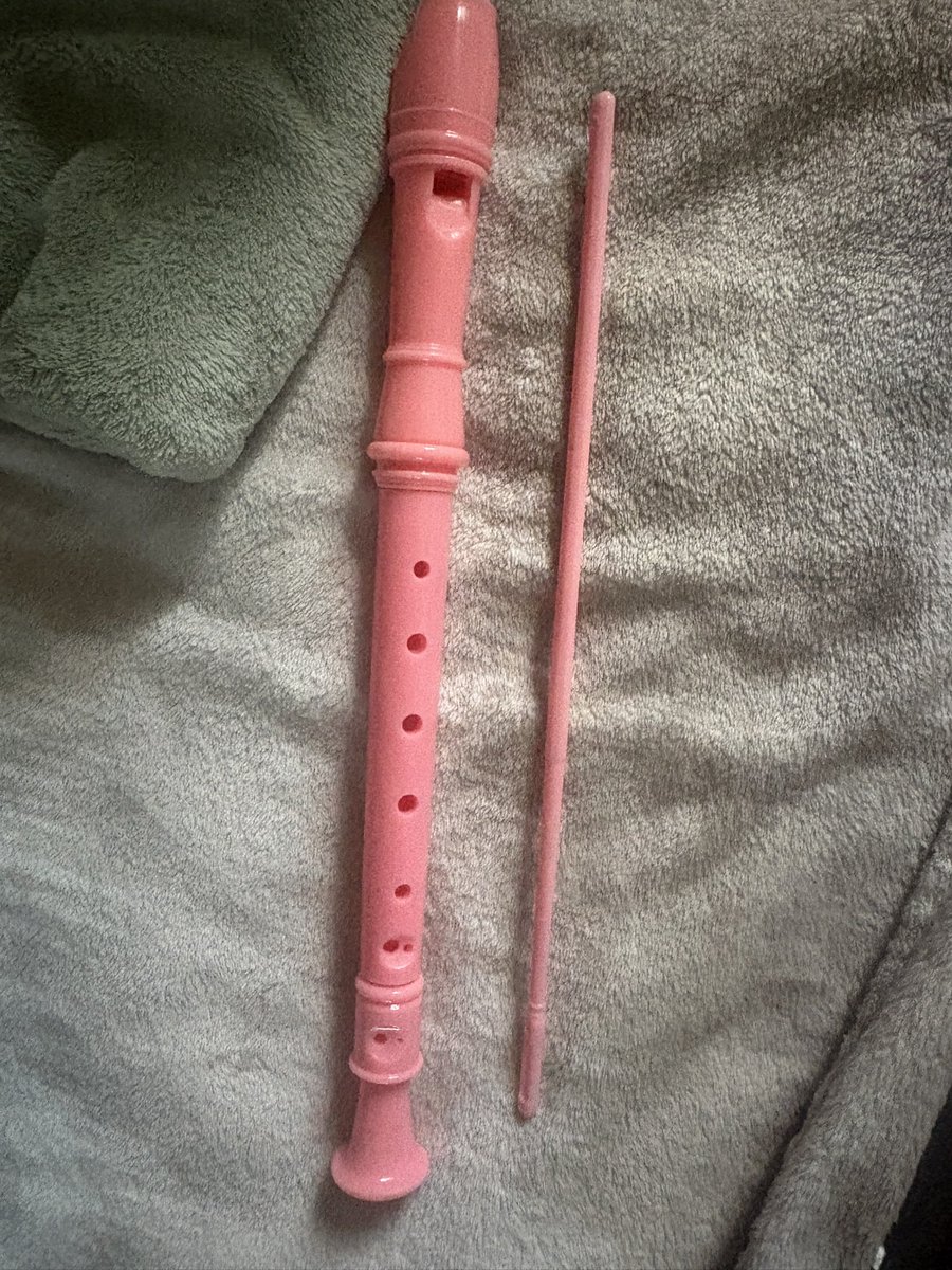 pinki3pi's tweet photo. they didn’t have my favorite peanut puffs so i bought a flute instead https://t.co/Cujy2cECBW