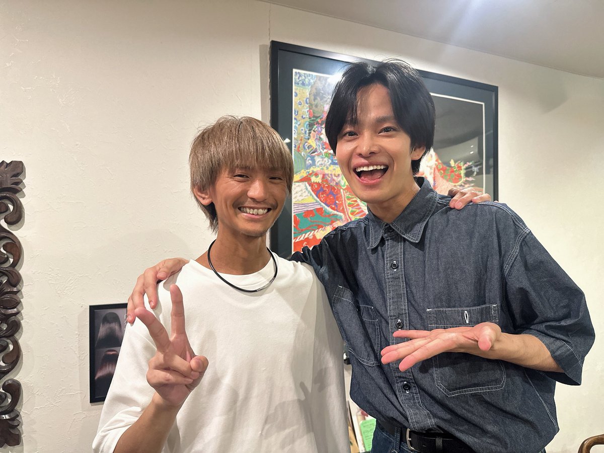nao_kawaguchi_'s tweet photo. 齊藤隆幸さんに会いに尼崎へ行ってきました✂️

一年半ぶりにお会い出来て嬉しかったです

忍たまの原画展にも行ってきました🫶💞 https://t.co/WpEz3BPewe