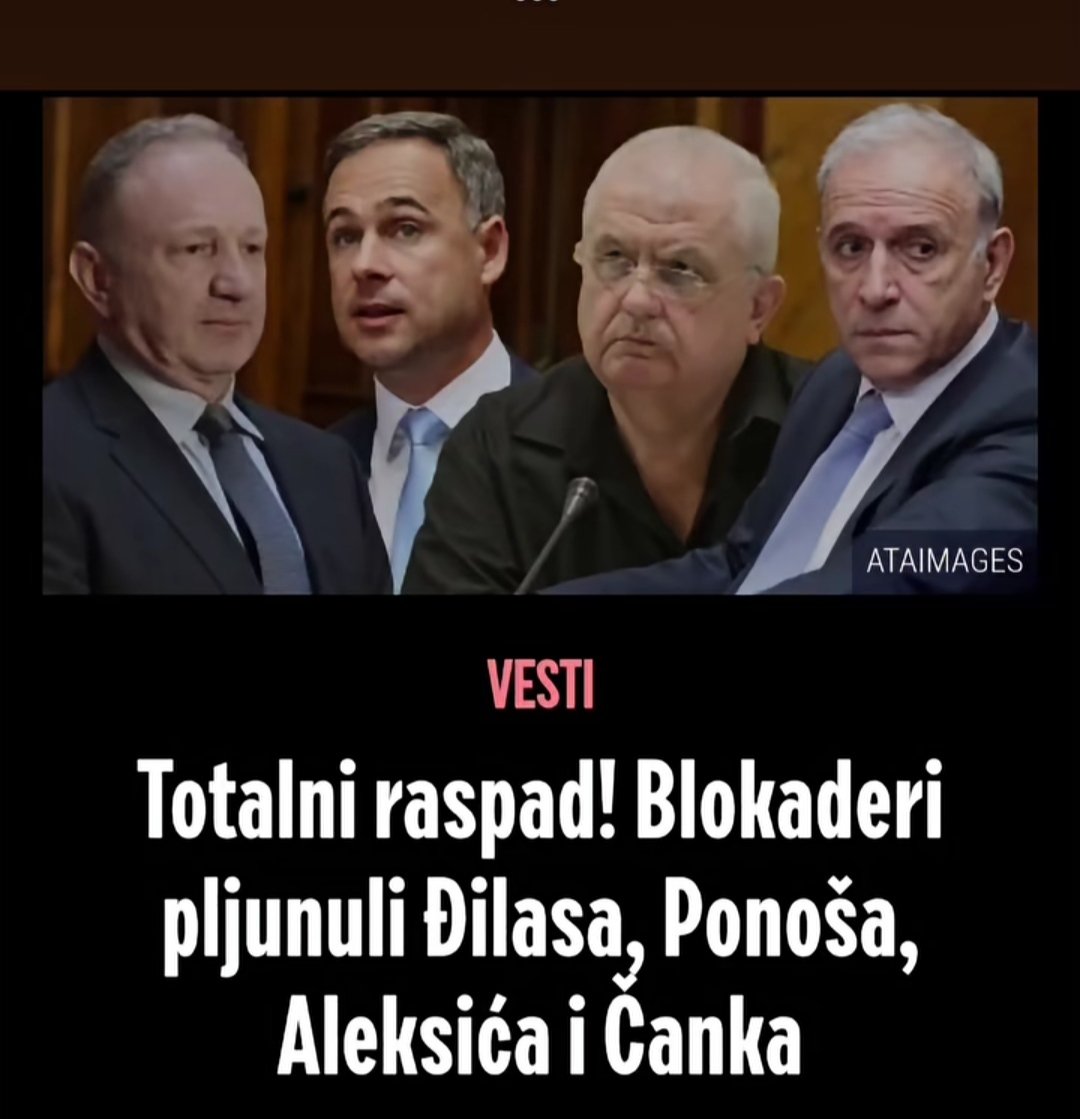 BakracSvetlana's tweet photo. Počelo je, počelo! 🤣🤣🤣 Sada tek kreće haos u blokaderskim redovima, svi bi bili glavni, svi hoće fotelje, a nisu svesni kakav ih fijasko čeka. Vreme vas je pregazilo! 🤣🤣🤣 https://t.co/NXKjF02M95