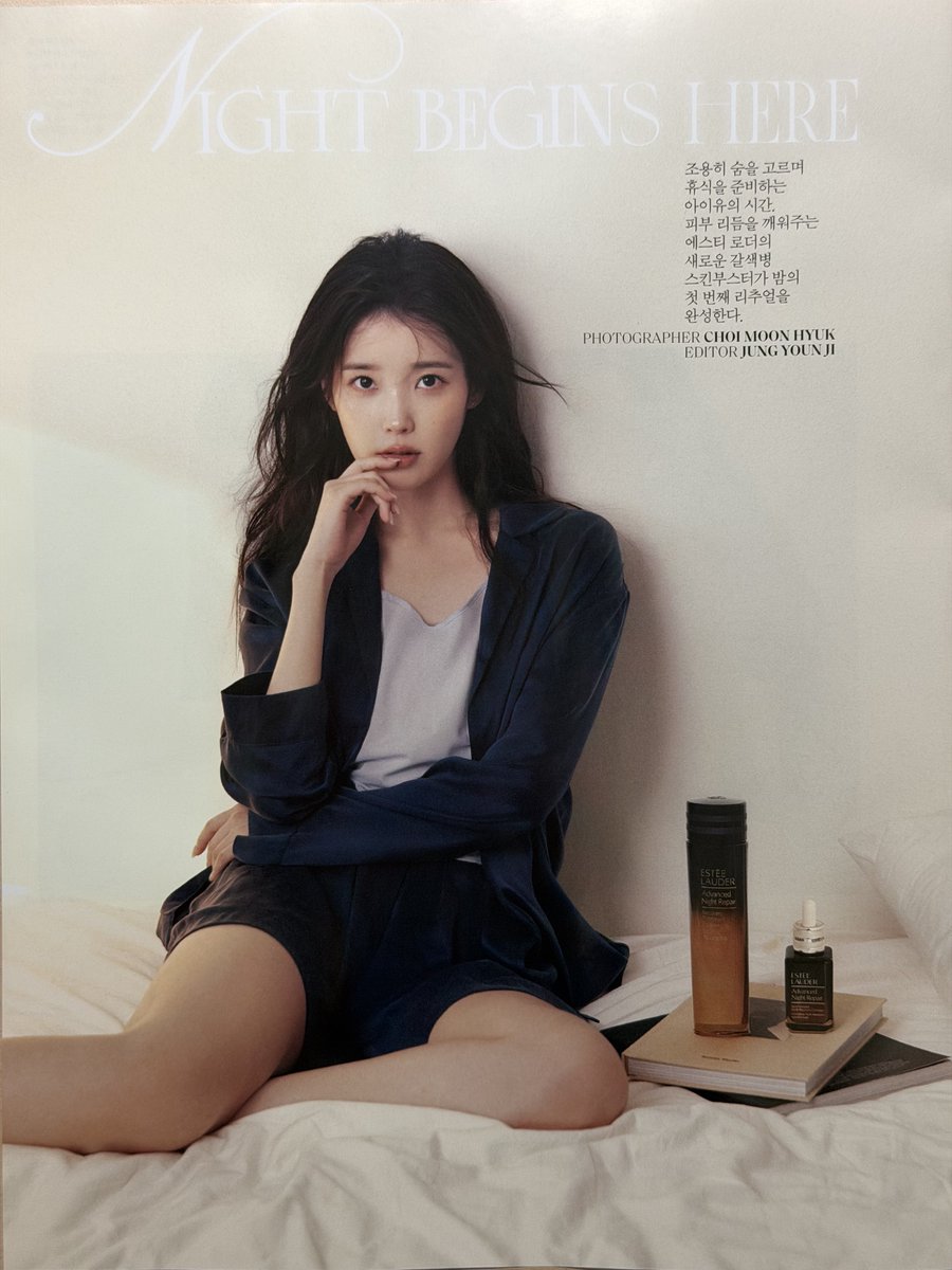 iuedelweiss's tweet photo. 엘르 9월호 아이유 에스티로더 화보 13P

IU for Estée Lauder in ELLE Korea’s September 2026 issue (13P)

스캔 아님 폰카임

#아이유 #IU #에스티로더 https://t.co/zJeBdq3jm3