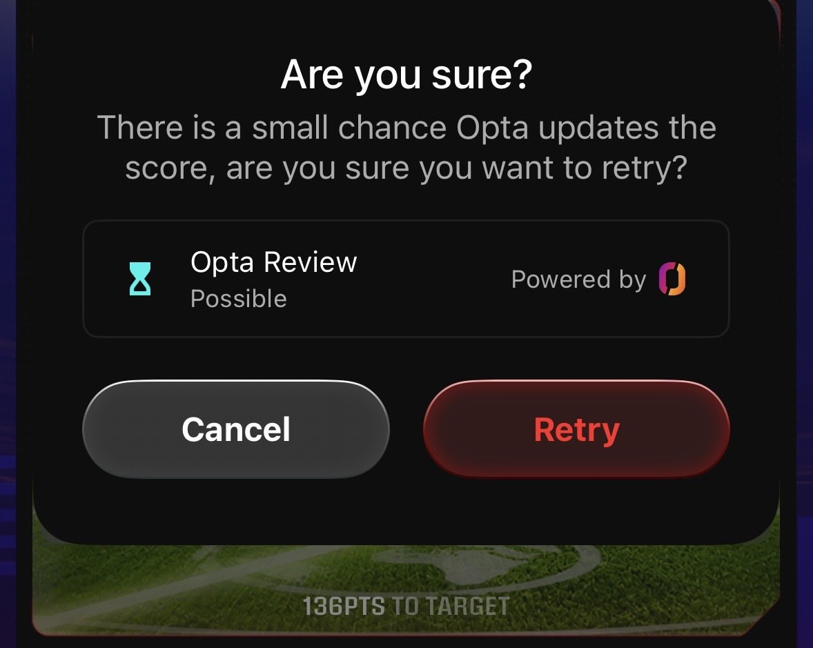 virtualpoints's tweet photo. Appreciate the optimism @Sorare 😂 https://t.co/YLdnq53BQQ