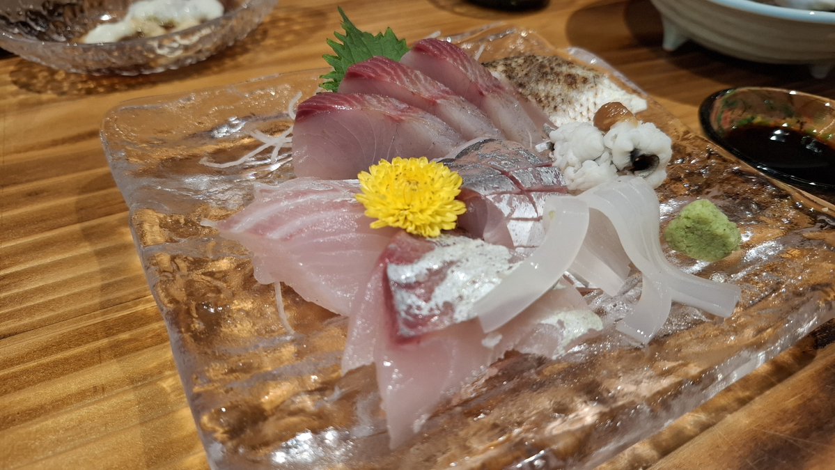suda_hawkun's tweet photo. 色々巡って本日のお宿に到着
海神で一杯…って つまみ絶品過ぎ～
Geminiで設定した旅程で動いている今回の旅行
これまでは完璧です😃✌
明日は天橋立です https://t.co/y1JNdxUtqh