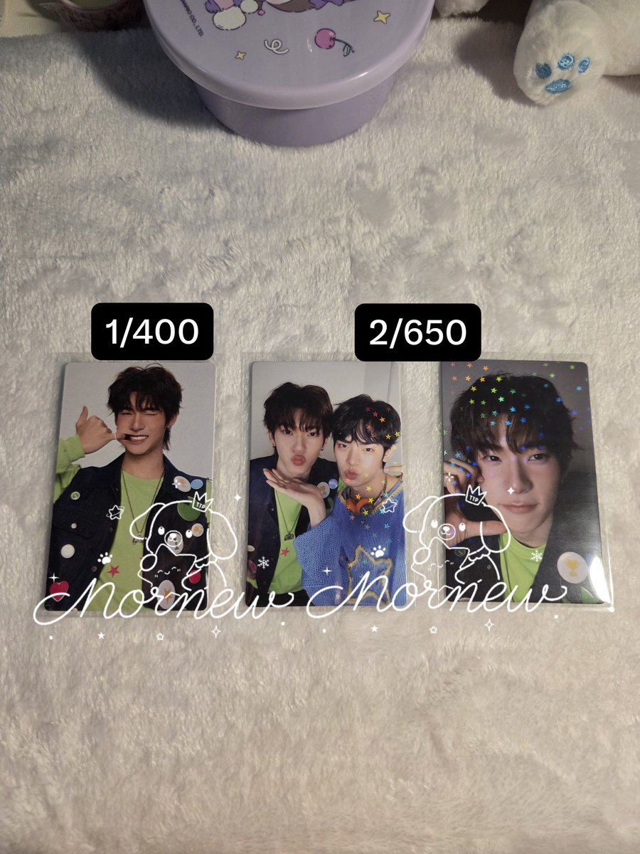 nornew2t's tweet photo. WTS/ขาย

✨️วิตามิน 4 กระปุก 900 รวมส่ง

✨️Photo card 3 ใบ 950 รวมส่ง
แยก ราคาตามรูป ค่าส่ง 30 

📮 แยก กระปุกละ 250 ค่าส่ง 30 

💬 สนใจ DM เลยค่ะ

#BenutraxTeeTeePor #ตลาดนัดตี๋ตี๋ป๋อ
#BenutraxTeeTeePor https://t.co/rqGPHKdR8i