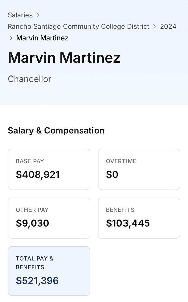 RSCCD_Bond_Scam's tweet photo. As you read the #MarisolSanchez &amp; #ChristinaTalarico lawsuit against @RSCCD detailing how they were treated as sex objects as they worked look &amp; the 💰salaries 💰paid to the people who ignored their calls for help. @CivilRights @USAttyEssayli @usedgov must help the victims⬇️ https://t.co/sMSRs3CFMK