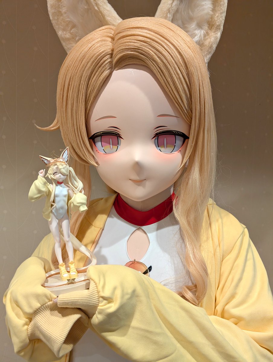 atelier_kig's tweet photo. ⚠️ #kigurumi #cosplay ⚠️

昨日展開されたフィギュア取れたので記念に https://t.co/C2vp5FzKP7