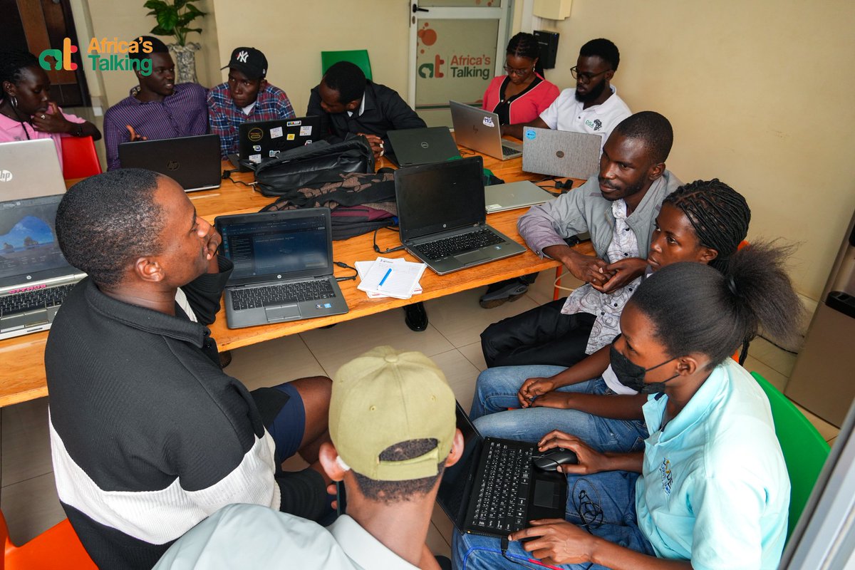 Ishabarundo's tweet photo. We are at @ATCommunityKla part of @Africastalking hackathon today.

I, i thik we can have @threejs do this entirely:)

@_am213im_ , can you do the modeling in 2 hours?

@HappyTumu2006, as long as it works😂
:)

Team Comodo - Virtualization of industrial training.

#ATManufacturing
#BuildWithAT