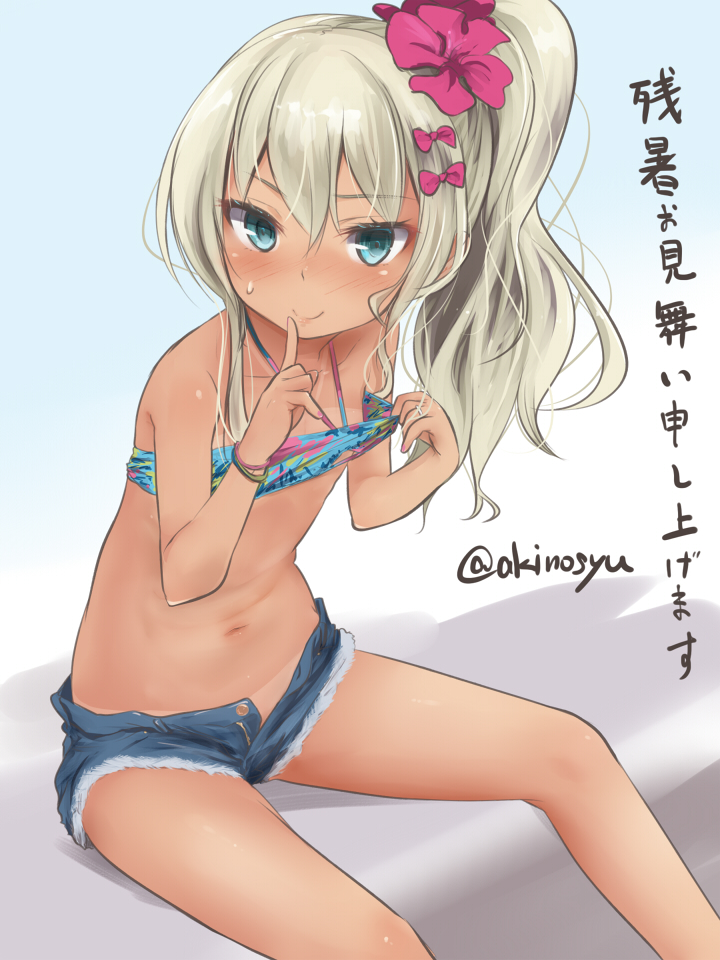akinosyu's tweet photo. 残暑見舞いグレ

暑いので日焼け跡チェックをしないとやってられない

#艦これ https://t.co/qCJBXvvfwt