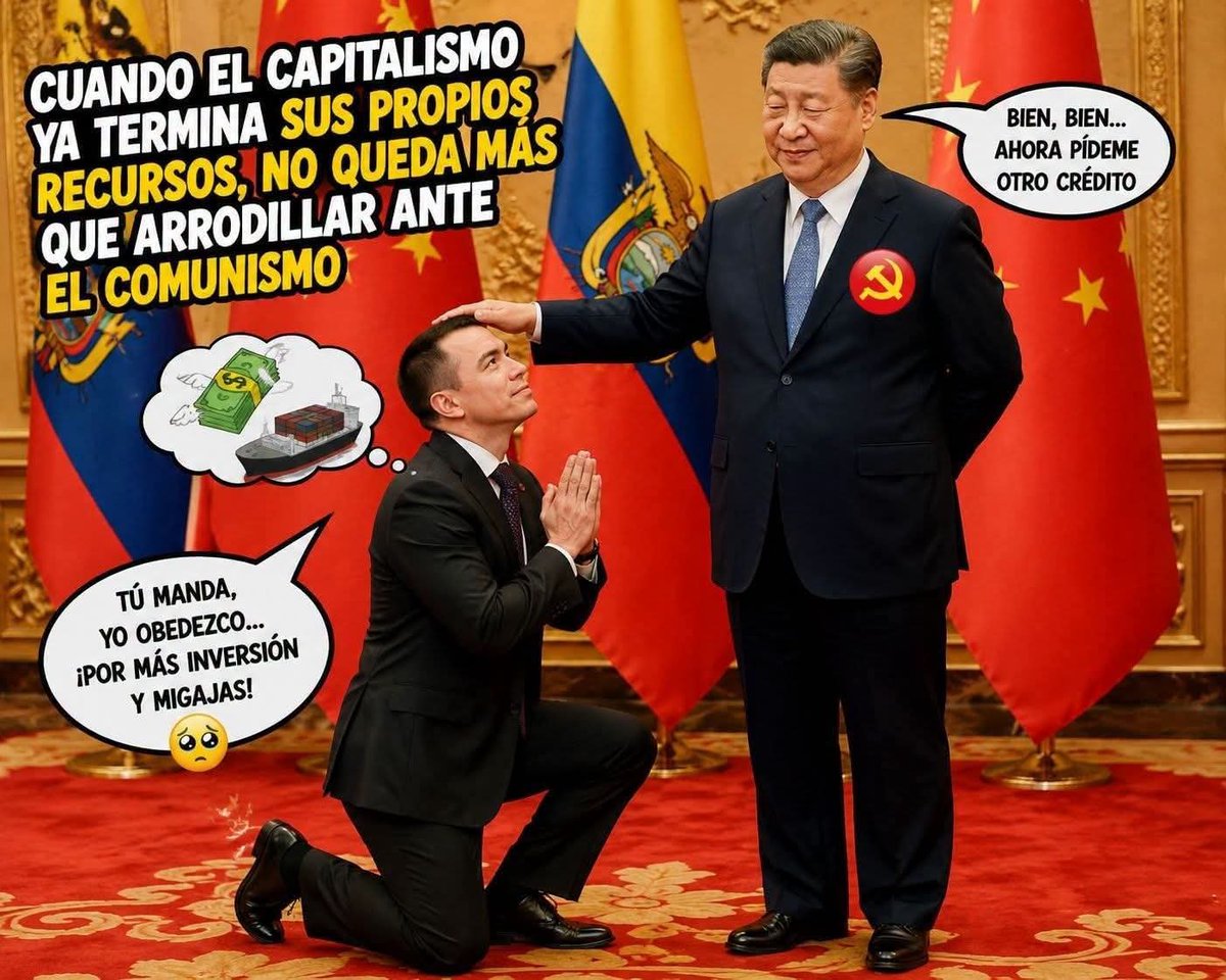stalin2010ut's tweet photo. @XavierOrdonezEc @BancadaADN @adnlatamok Huy, que miedo el comunismo. Manga de hijueputas https://t.co/dRSCuses7L