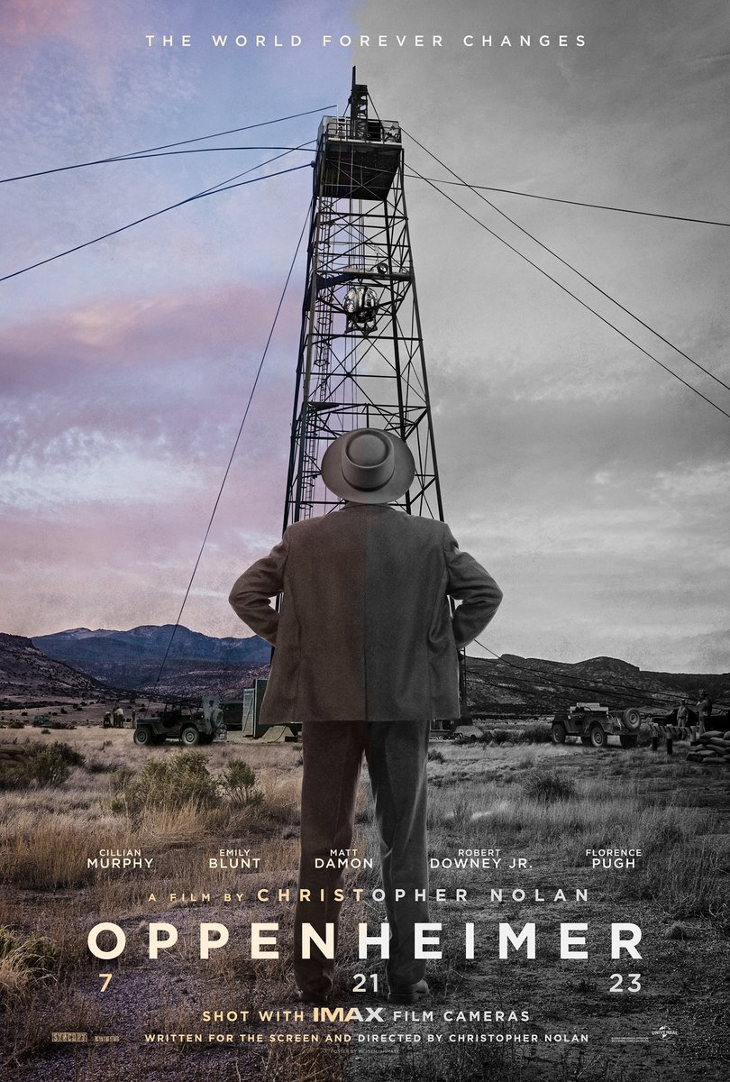 abelle1023's tweet photo. Just finished Oppenheimer and my brain’s still spinning—this is the kind of cinematic storytelling that stays with you for days. Cillian Murphy’s performance is unforgettable. #OppenheimerMovie https://t.co/coQPLHNv3A