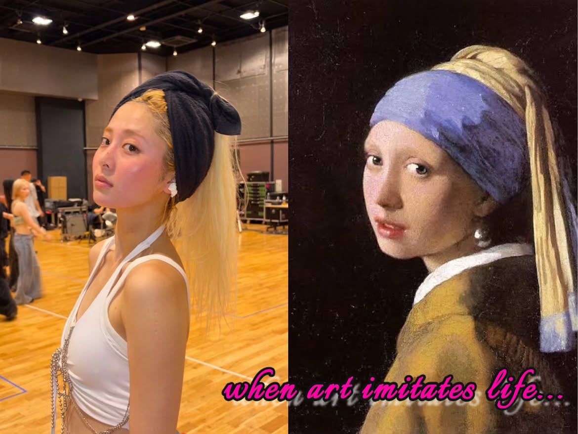 yunjinrs's tweet photo. “when art imitates life”

i love that yunjin switched oscar wilde’s famous line “when life imitates art” to aristotle’s mimesis concept instead that says art are the reflection &amp; expressions of human nature. https://t.co/5W2jAnFOJ6