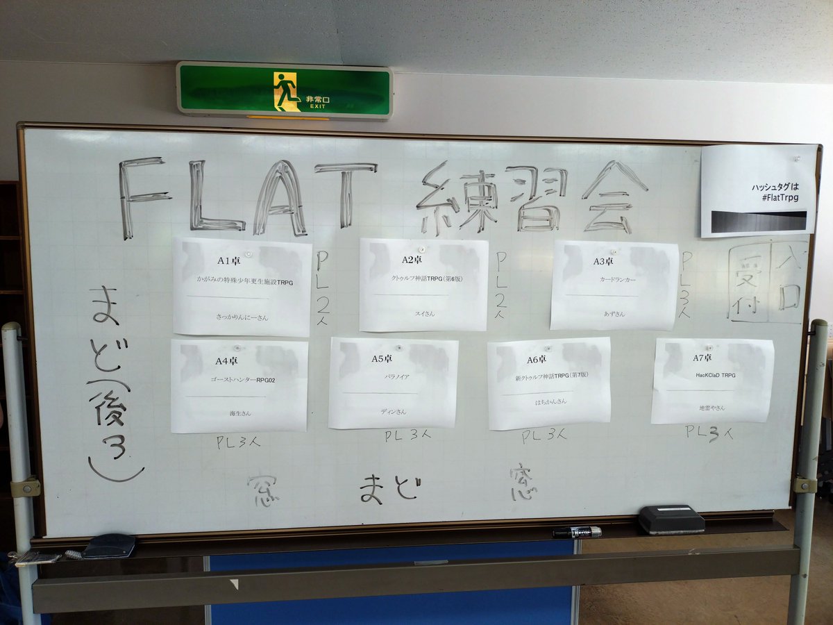 azu_boardgame's tweet photo. 今日は　#FlatTrpg　さんの練習会にお邪魔し、前半卓はカードランカーのGMしました！
悪の店長は無事に倒され、悪いことをしていたお店は閉店して新しい健全なカドショになったとさ
入って頂いたPLの皆様ありがとうございました！
カードは友達！ https://t.co/qsKMFn3FIr