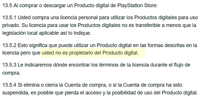 poliwa_93's tweet photo. 🚨ESCÁNDALO MUNDIAL🚨

Playstation acaba de actualizar sus términos de uso, confirmando que no eres el propietario de tus compras digitales.

No tendrás nada y serás feliz. https://t.co/Cqvc82WXp9