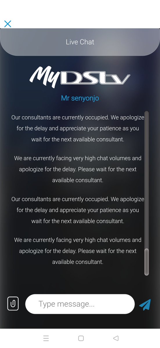 SenyonjoDavid1's tweet photo. @DStvUganda This is where you are directing me, really!! https://t.co/2A1qmLe2s0