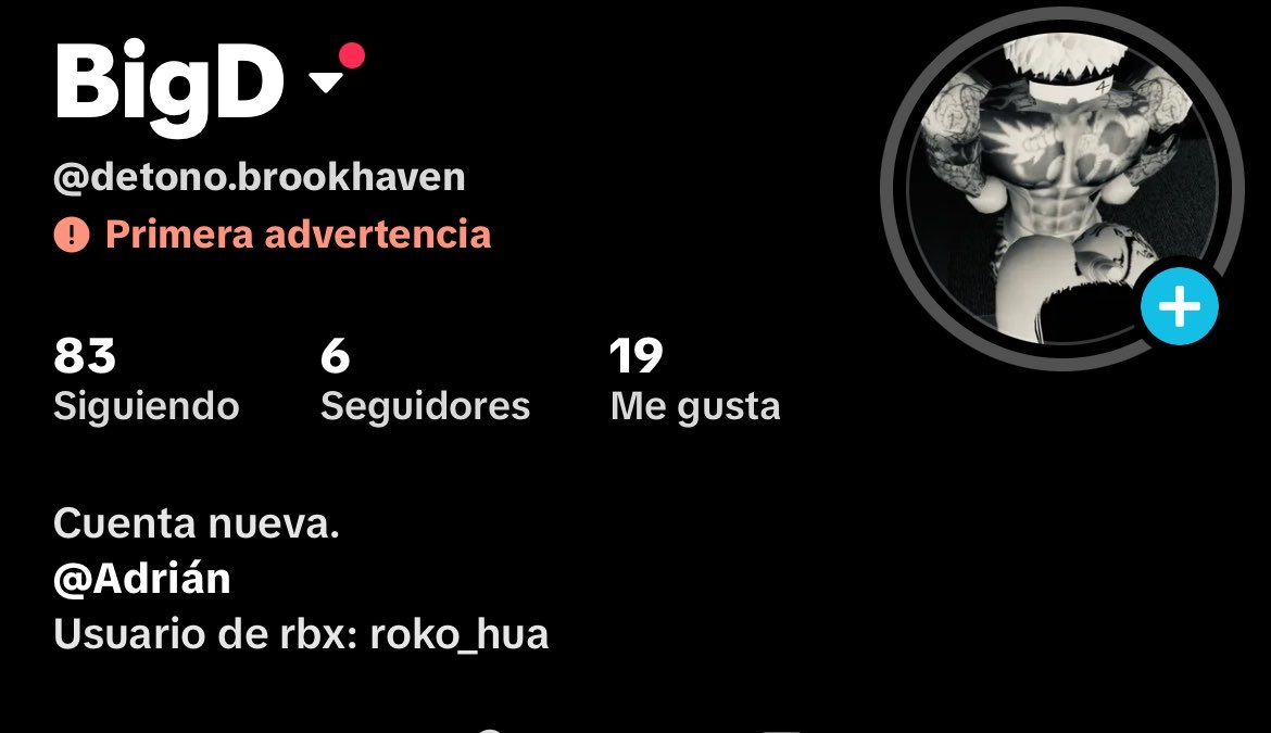 BigD_2217's tweet photo. Mi nueva cuenta de tik tok https://t.co/tyfDWpaRzT