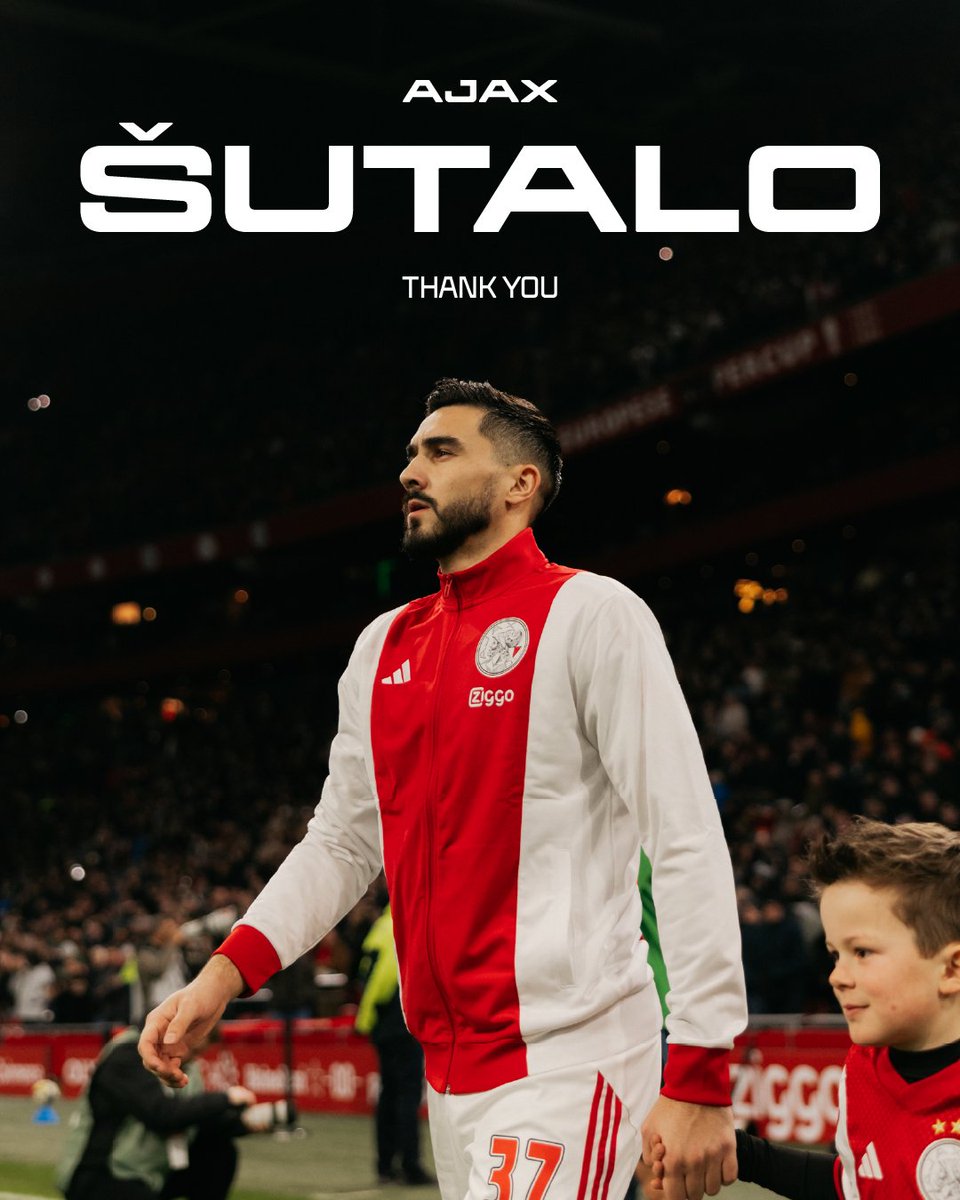 AFCAjax's tweet photo. Ajax has reached an agreement with S.S. Lazio and Josip Šutalo regarding the loan of the defender to the Italian club. The loan deal will run until June 30, 2027. The agreement includes an option to buy for the Rome-based club.

Good luck, Josip! 👊