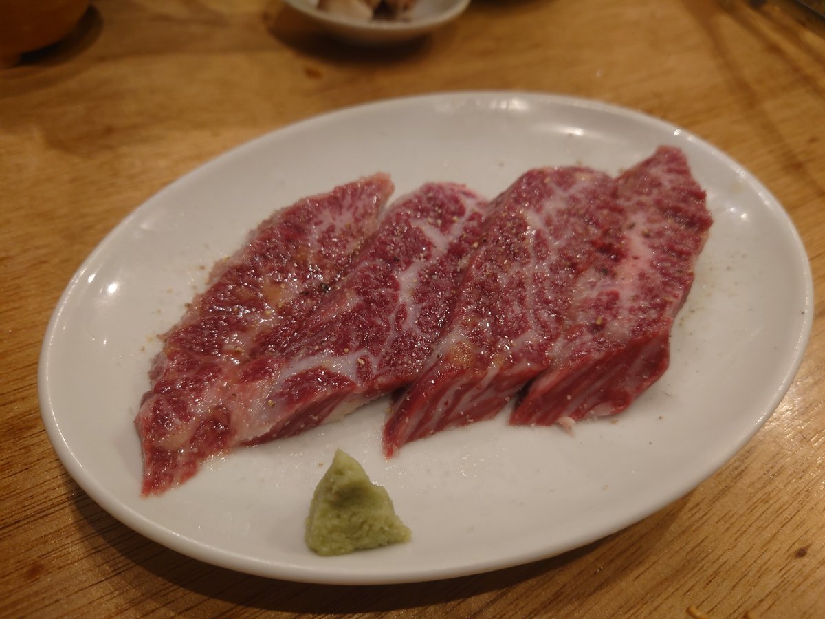 ishida_san's tweet photo. 武藤掲示板が「これはすごいですよ…！」と言っていたハラミ、めちゃくちゃ美味かった https://t.co/knrmFVzY8h