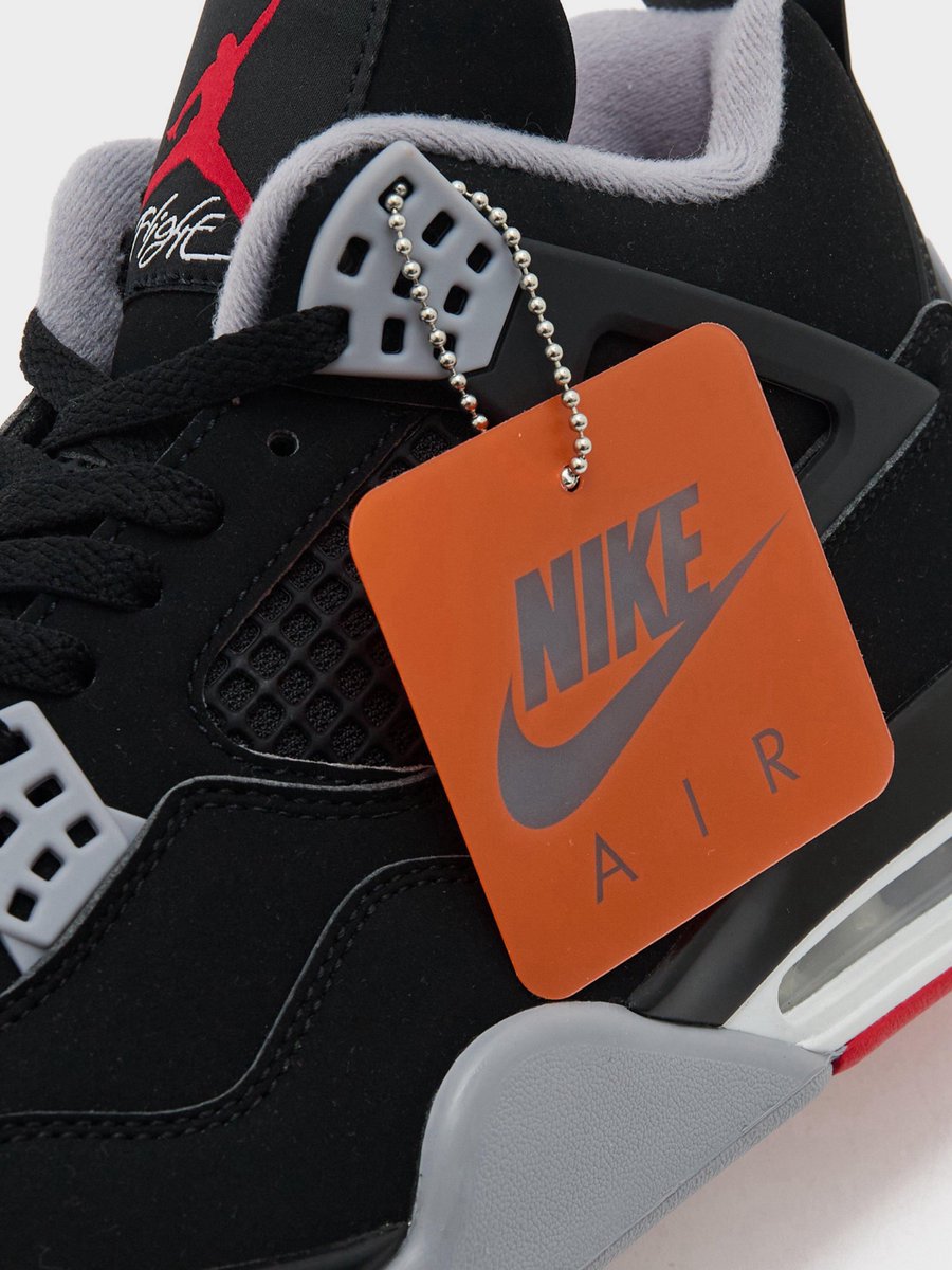 zSneakerHeadz's tweet photo. ANOTHER LOOK at the 2026 “Bred” Air Jordan 4 OG 🌹

Dropping on Black Friday (11/27) for $230. https://t.co/szkQB8kL6b