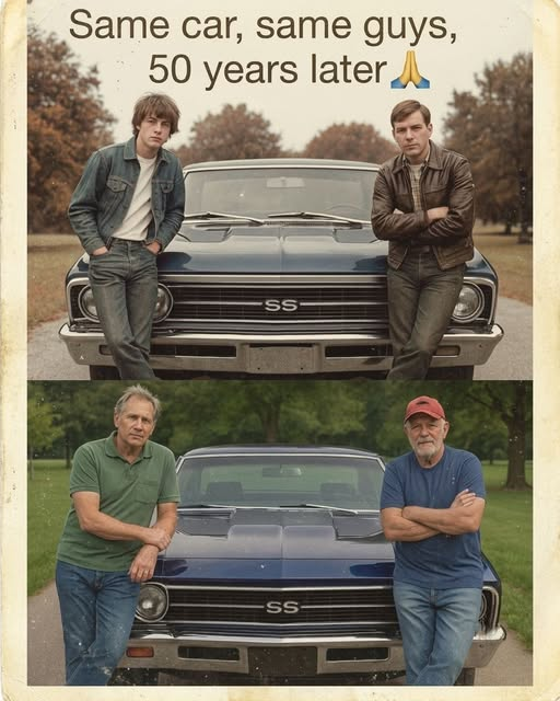 Olena018wvm's tweet photo. 50 years later… who aged better: the friendship, the guys, or the Nova SS? 🤔 https://t.co/G9790WatDW