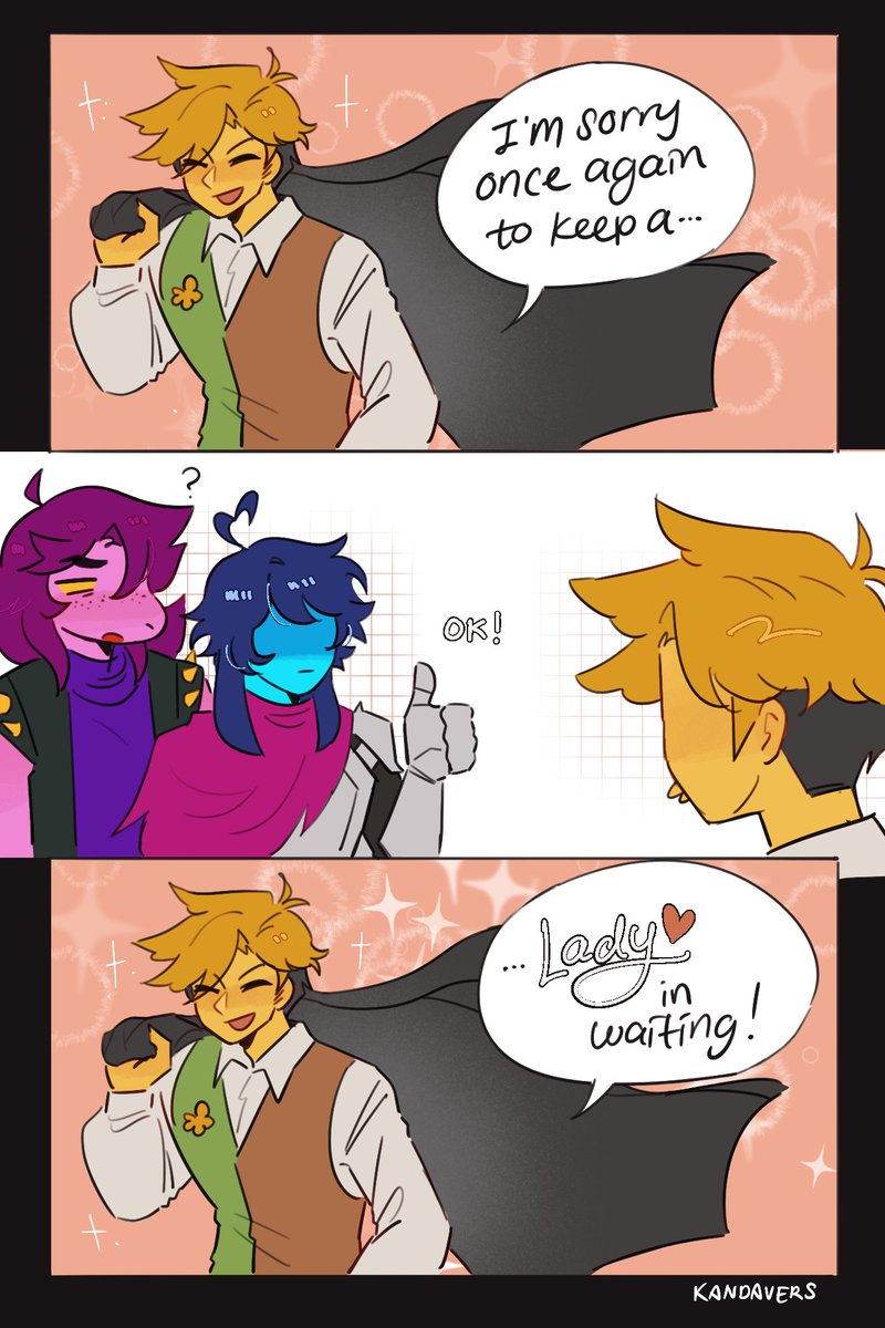 kandavers's tweet photo. he cares about your gender identity #deltarune https://t.co/nhBkC1B3iS