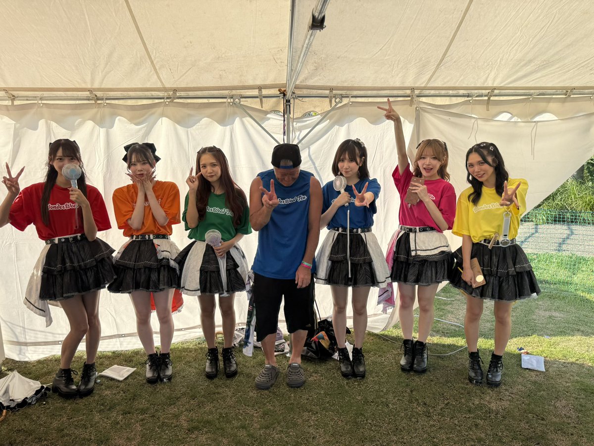 manta_dayo's tweet photo. 8/21の現場🏗🏗🏗(˶' ᵕ ' ˶)⸝
ドラゴンクイーンフェスティバル〜木曽三川アイドル夏祭り2026〜
📍国営木曽三川公園
多分夏フェスラスト？周りからは。。。いやいや(ヾﾉ￣▽￣)って感じなんですが？
#白川ゆめか
#ワンウィ天
#東雲しおり
#千堂すずか
#羽根ことみ
#悠月らいあ
#達家まきほ https://t.co/wjEjmIlxr8
