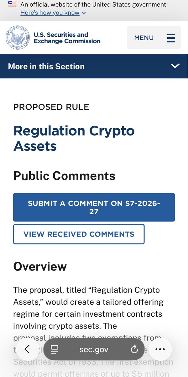 TheUltimator5's tweet photo. So this is why crypto is flying like crazy… on August 18th around 10am eastern, the SEC proposed a rule to deregulate crypto assets and.exempt many of them from being classified as securities.

Startup projects are exempt
Existing tokens are mostly exempt (with the exception of tokenized securities).

It is classified based on how the contract is laid out and not simply being a tradable token.

Get ready for shitcoin hysteria 2.0 if/when it releases 😂

Obviously I’m not 100% sure this is the reason, but the timing is perfect.

Also bullish for $GME is a lot of suppression is from securitized token hedging since those won’t get the special exemption.