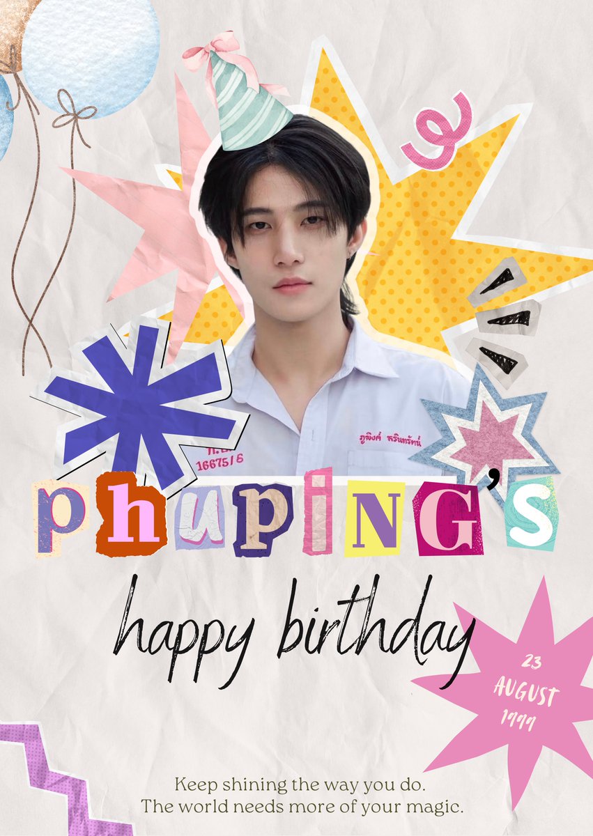 cllbmyyyy's tweet photo. ꒰ #พับกบภพเกิด #ppharinn27thBirthday ꒱

To. ⋆ᯓ♡ @phupingharin 

เป็นอีก 1 ปี ที่โตขึ้นแล้วนะ ขอให้ภูพิงค์���ปล่งประกายได้ในแบบที่เป็นตัวเอง ไม่ว่าจะเจอวันที่ง่ายหรือวันที่เหนื่อยก็ขอให้ผ่านมันไปด้วยรอยยิ้มเสมอ ขอให้ทุกความฝันค่อย ๆ กลายเป็นความจริงนะครับ อยากให้รู้ว่ายังมีคนมากมายที่รักและคอยสนับสนุนภูพิงค์อยู่ตรงนี้ ภูมิใจและดีใจมาก ๆ เลยที่ได้เรียกตัวเองว่าเป็นแฟนคลับของภูพิงค์ ยักน้ายูก 💝

ด้วยยักและเคารพครับ ตะเบ๊ะ!
— bbj 🍅 —