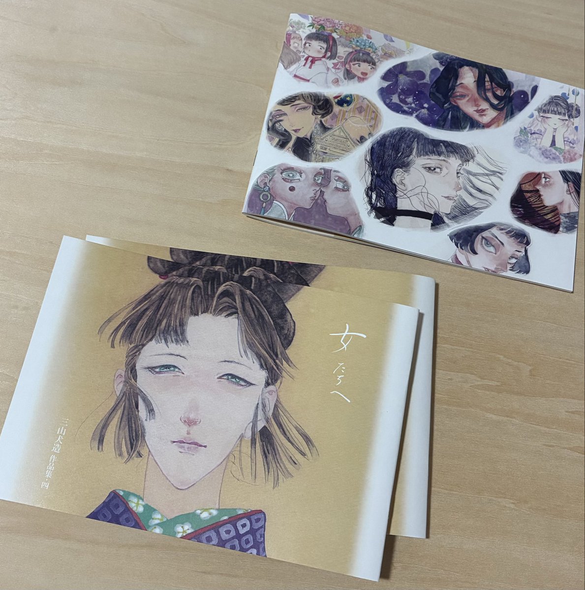 InuzoMiyama's tweet photo. 8月23日（日）の都城イベント『Love Planetes』に向けて新作マグネット出来ました💐

新刊イラスト集【女たちへ】の華やかさと寂しさをイメージして作ったものです☺️

当日はイラスト集収録原画を中心に展示販売いたします✨
ぜひ一度覗きに来てください🙌
#らぶ惑 
#らぶ惑サークル宣伝部 https://t.co/peX6Ot4exf