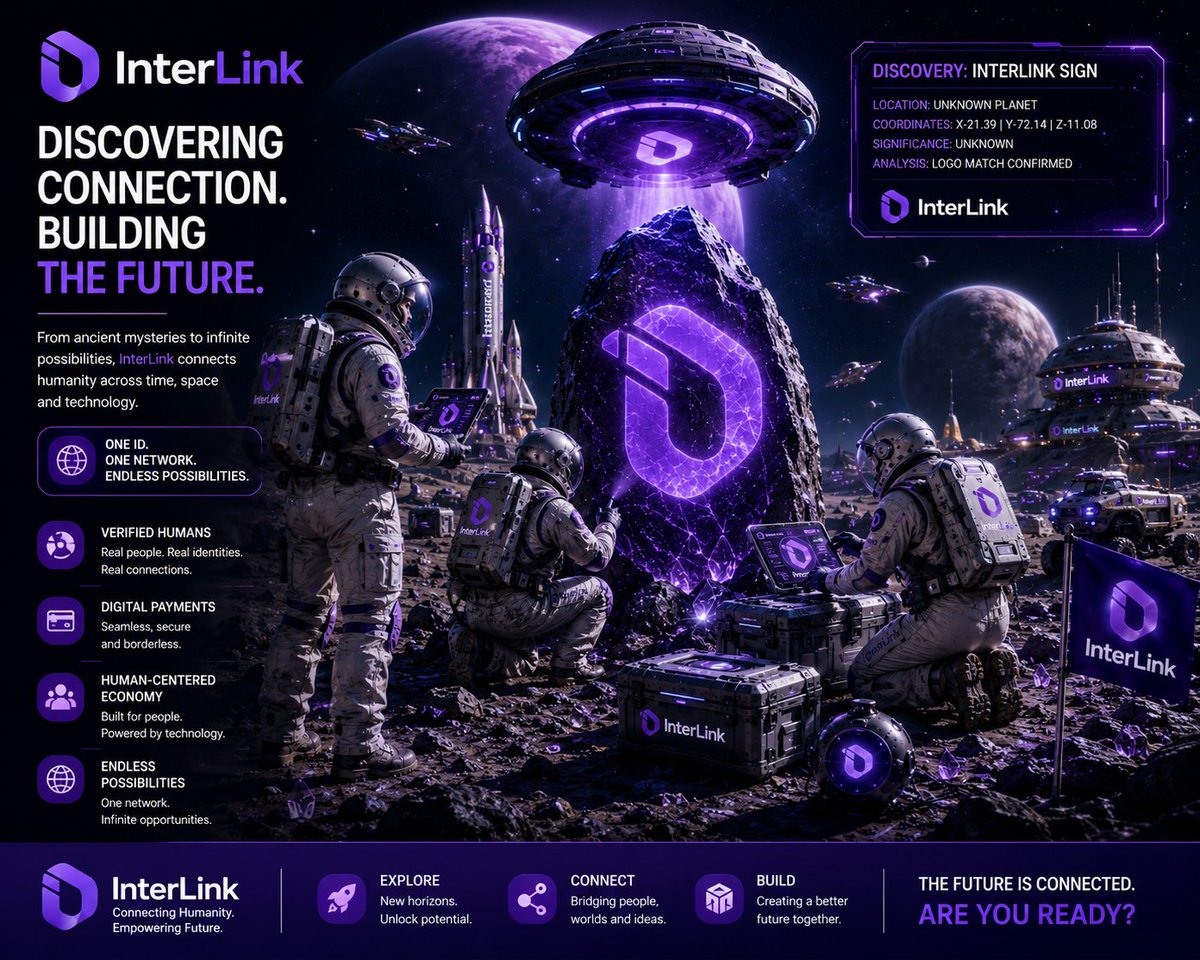 RRasfat's tweet photo. Identity matters in the digital world.
InterLink is pursuing a model centered on verified humans, aiming to create more meaningful connections between people and blockchain technology.
#InterLink #ITLG #ITL https://t.co/nthiwia6mw