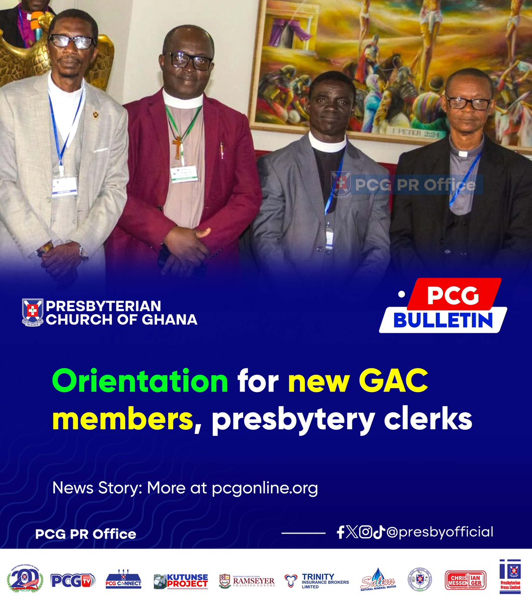 CMessengerPCG's tweet photo. The programme runs from Monday, 24th August to Thursday, 27th August 2026, and is designed to equip the new office‑bearers with the knowledge, skills and institutional grounding required for effective service. Details here: https://t.co/tD3P7cRUah https://t.co/1VSx85nOvw